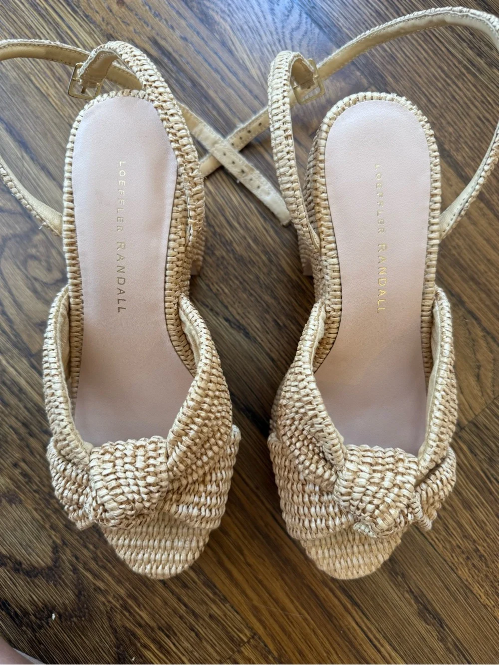 LOEFFLER RANDALL Liza Natural Platform Sandal